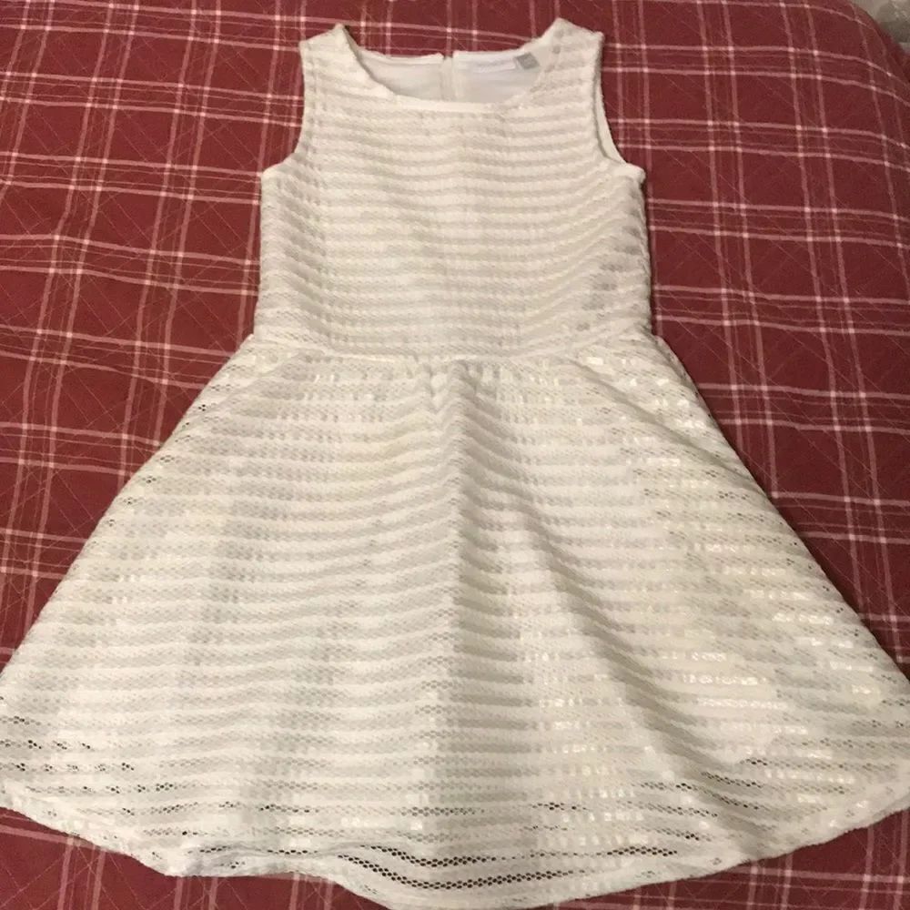 Children’s place White eyelet lace skater dress